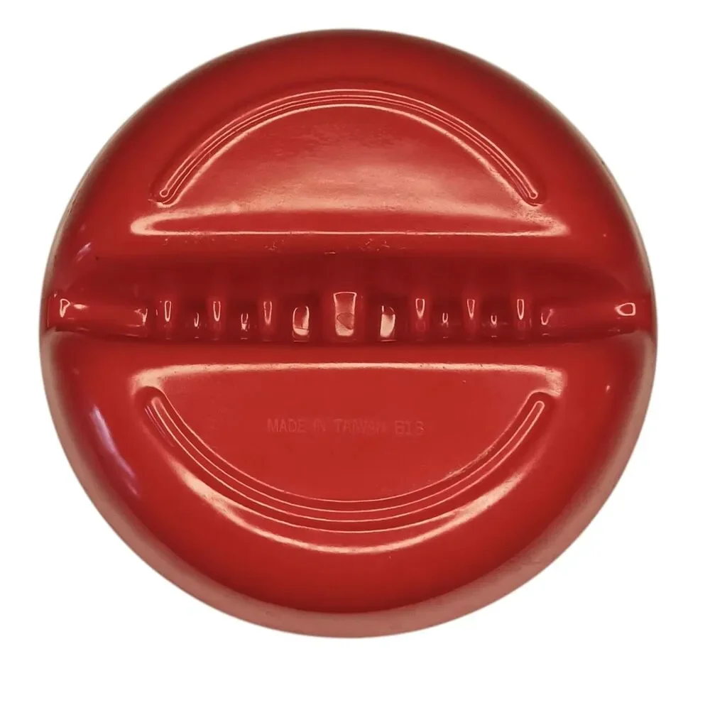 Vintage Melamine Red Ashtray Ruffled Edges Made In Taiwan 6